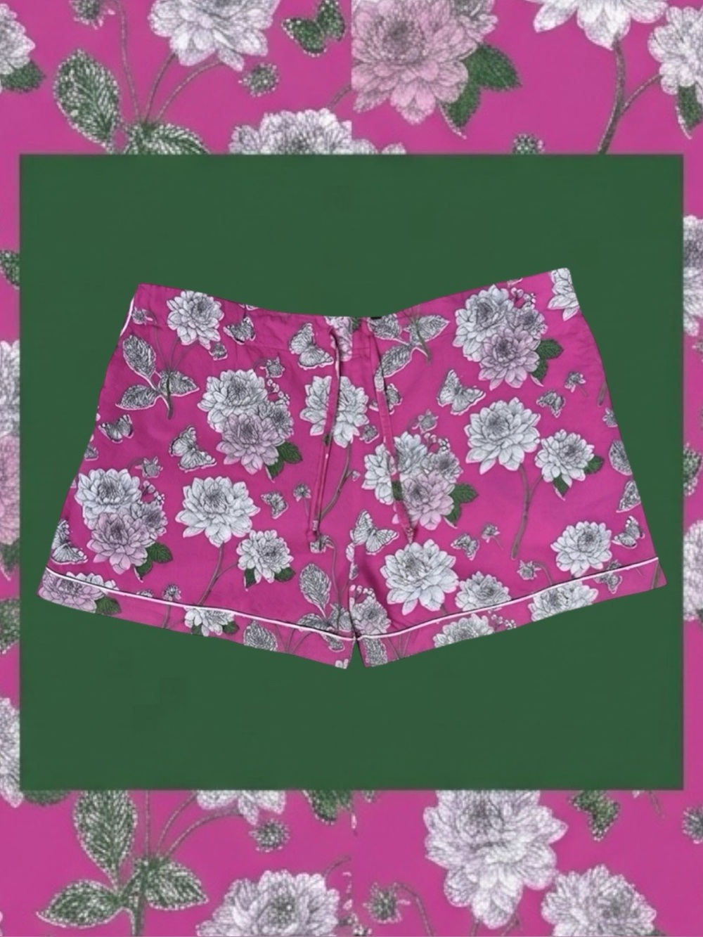 Mahogany 100% Cotton Coastal Grandma Cottagecore Eclectic Grandpa Shorts XL